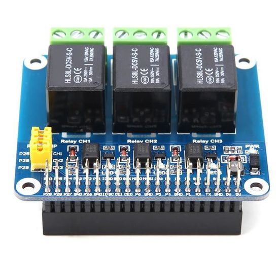 Carte D'extension GPIO Pour Raspberry Pi 2/3 B - 1 à 3 Ports, Plug And Play, Avec Capuchons Et Vis