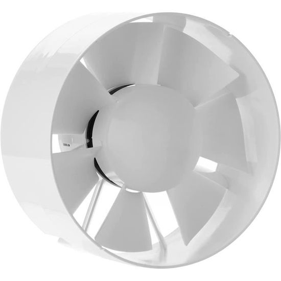 TolleTour 100 mm Ventilateur,Extracteur d'Air avec Clapet Anti-Retour
