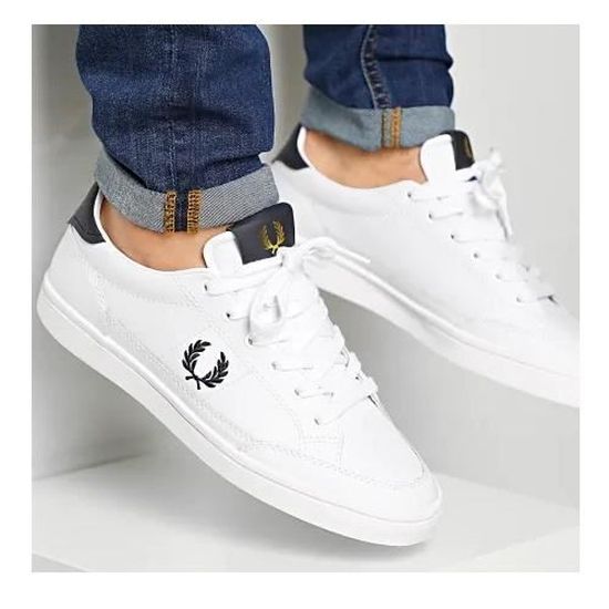 chaussure fred perry blanche