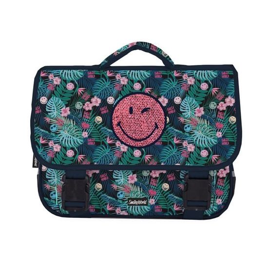 cartable smiley a roulette