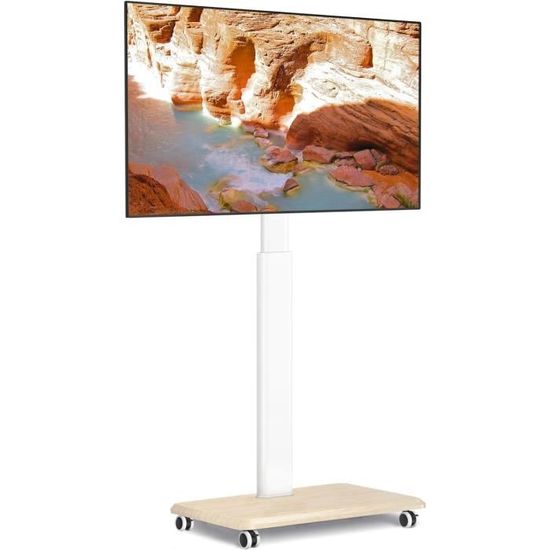 Support Tele GRIFEMA Pied TV Universel Pour Téléviseurs 22-80, Hauteur Ajustable Pied Tv 45 Pouces