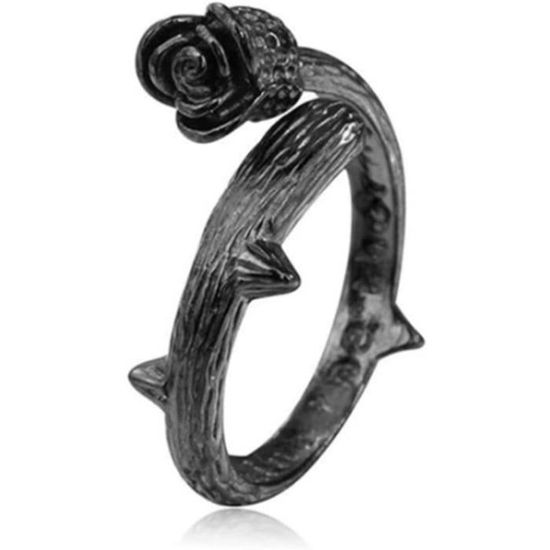 Bague Argent Massif Et Onyx Rouge