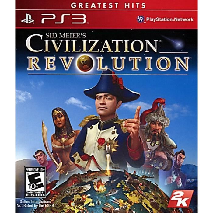 Jeu vidéo Sid Meiers Civilization Revolution PlayStation 3 Stratégie Français En boîte