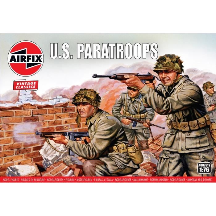 Airfix Vintage Classics - WWII US Paratroops 1:76