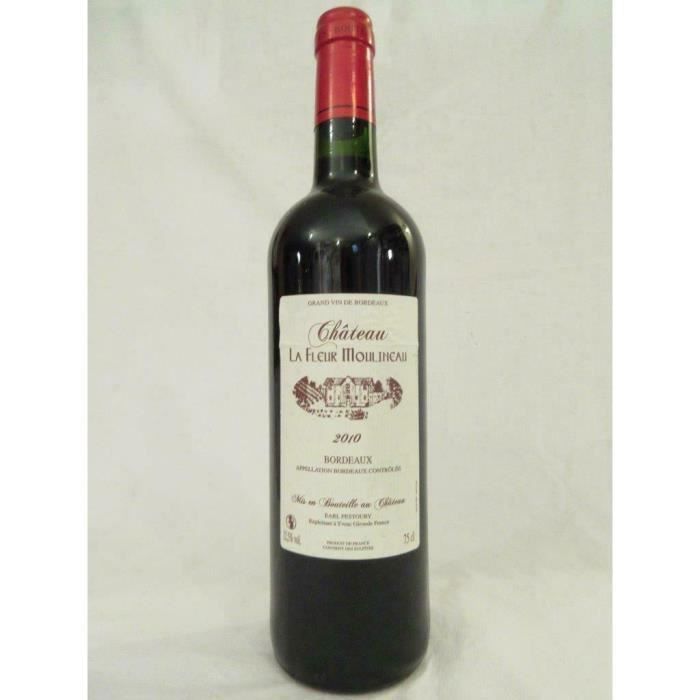 bordeaux château la fleur moulineau rouge 2010 - bordeaux france