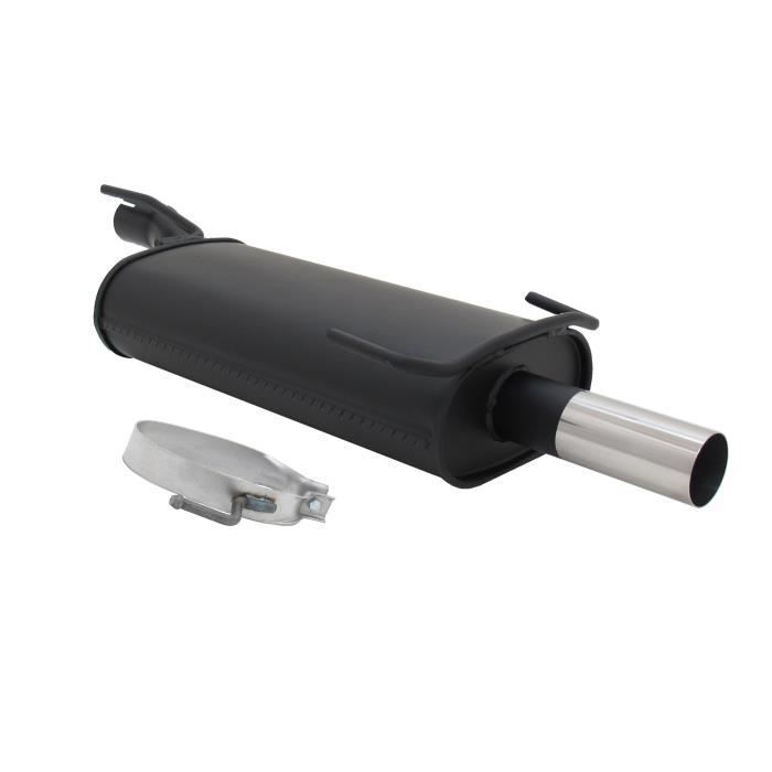 A3881E60 Pot silencieux echappement acier pour Opel Astra F Berline de type F--CC de sept 1991 a janv 1998