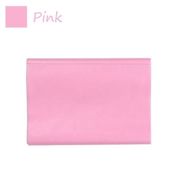 Équipement de gymnastique 1.5M Yoga Pilates caoutchouc sangle extensible Yoga résistance bandes élas - Modèle: Pink - HSJSTLDC06207