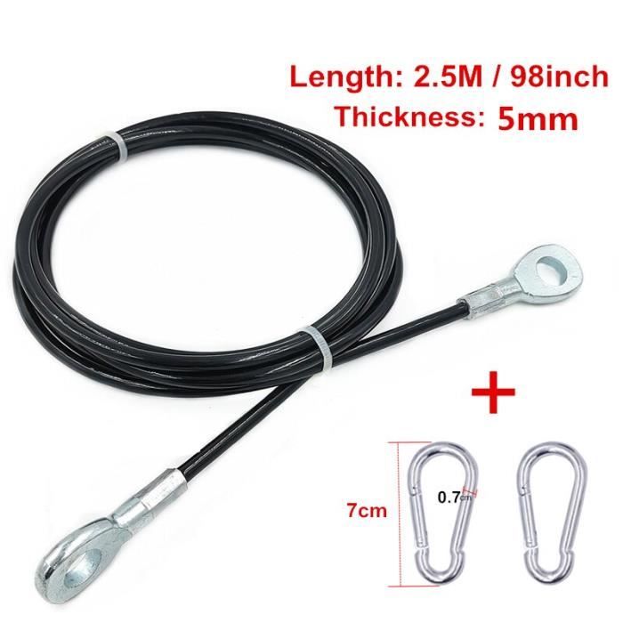 1.4M 3M câble de gymnastique câble métallique robuste en acier à la maison gymnastique câble Fitness poulie ac JS335
