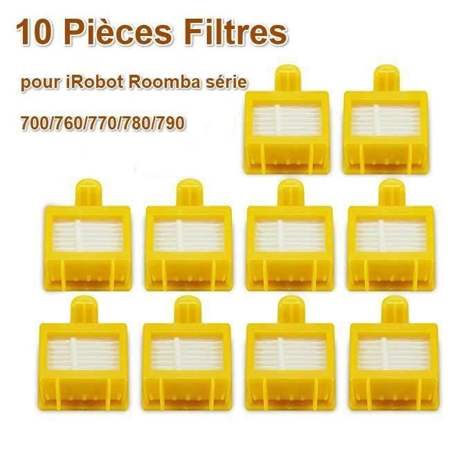 L1408 remplaçant Filtres Kits de pièces pour iRobot Roomba série 700 760 770 780 de rechange accessoires