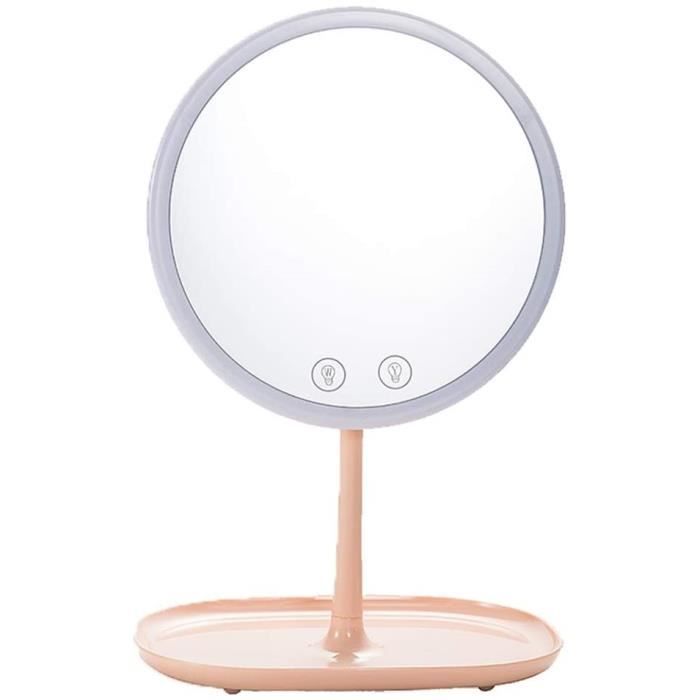 Miroirs de poche Miroir JT de Maquillage LED de Bureau Petit et Pratique 36233