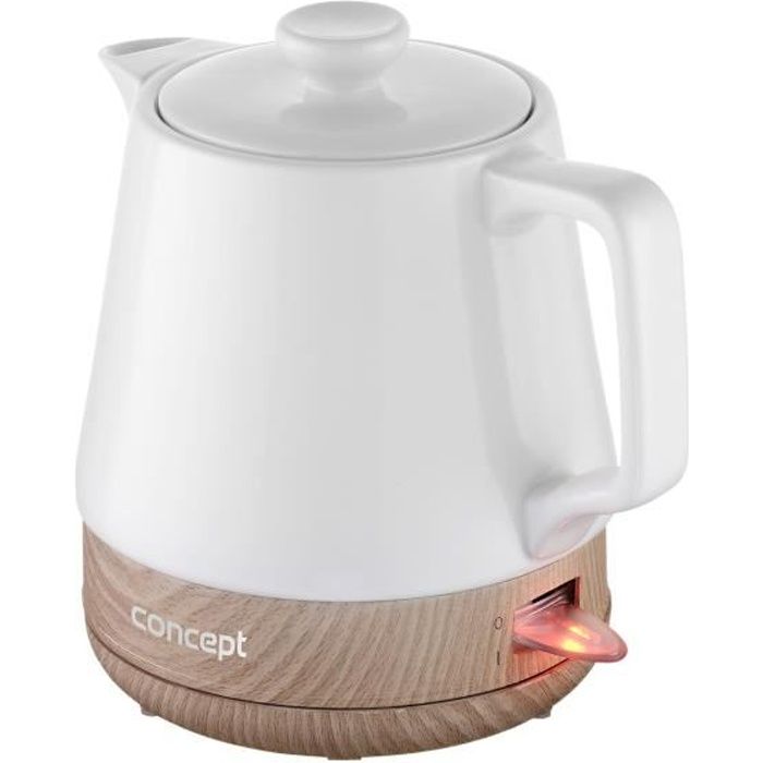 Concept Bouilloire électrique en céramique 1l blanc RK0060