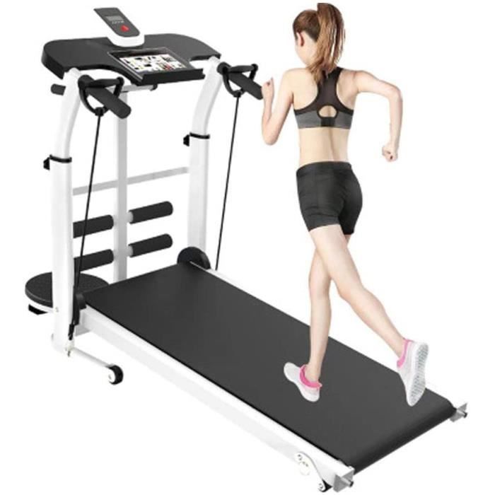 TAPIS DE COURSE Tapis roulant pliable inclinable tapis roulant meacutecanique jogging et course agrave pied programme dentraicir162