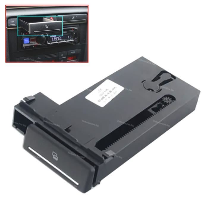 Plateau de Tableau de Bord LHD Uniquement pour Audi B6 B7 A4 S4 2001 - 2008, Stockage de Fentes de Carte Auto