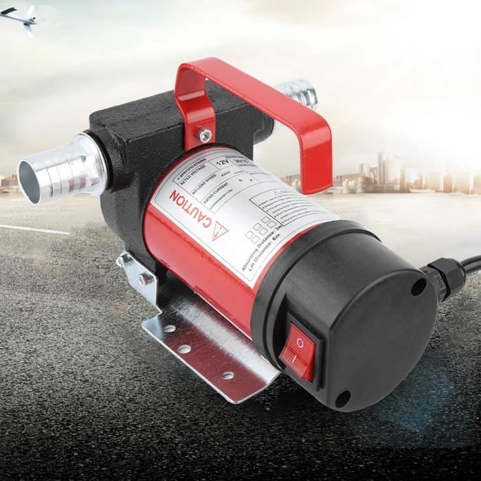 Pompe portable pompe à fioul et diesel 12V 40L-Minute 160W Pompe de Transfert Diesel-Huile - YES HB069