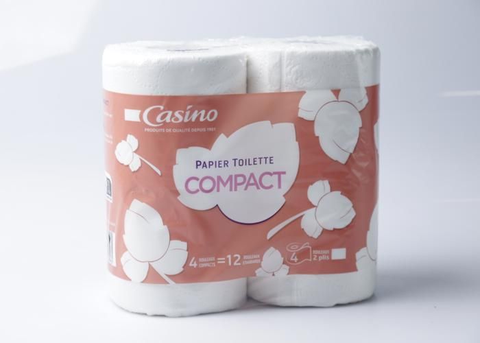 CASINO Papier Hygiénique Compact 4=12