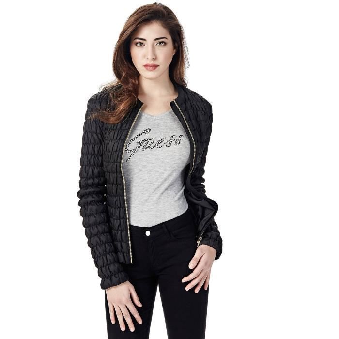 Guess Veste Femme Matelassé Emily Noir - Taille - L