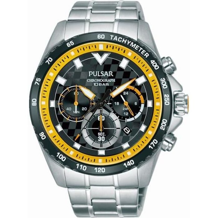 Montre Pulsar Homme Noir PT3A65X1 20mm