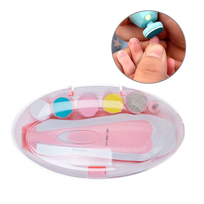 TD® Lime à ongles électrique pour bébé manucure enfant accessoire jeune maman ongle bébé silencieux