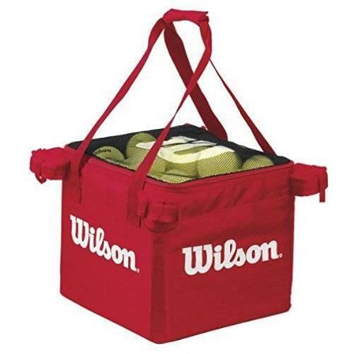 Wilson Panier pour Balles de Tennis, Tennis Teaching Bag, Capacité 150 Balles, Rouge, - WRZ541300
