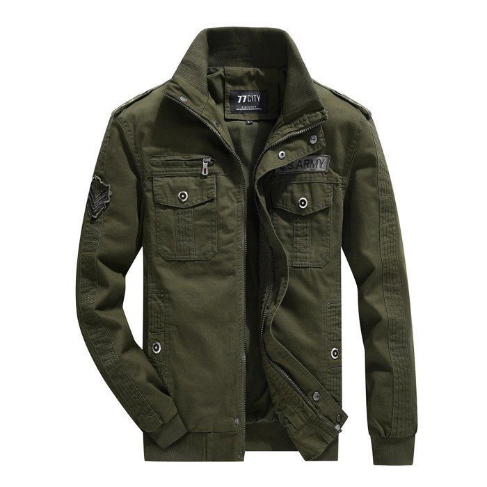 Veste tactique d'hiver en polaire pour homme, coupe-vent militaire épais et chaud, avec col en fourrure, bombardier N2B pour l'extérieur, Parka multi-poches  200000343