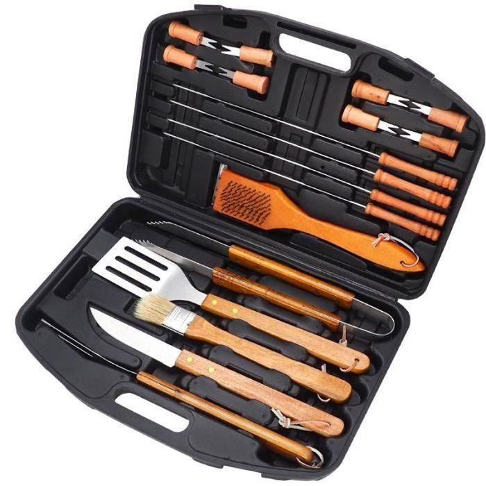 Kit Barbecue Acier Inoxydable Kit Barbecue, 4 Pièces Set Barbecue En Acier Inoxydable Avec Manche En Ustensiles Barbecue Acier Inox Kit Barbecue Acier Inoxydable Kit Barbecue, 4 Pièces Set Barbecue En Acier Inoxydable Avec Manche En Ustensiles Barbecue Acier Inox