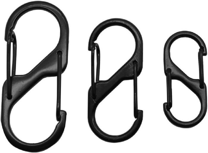 Lot De 10 Clips Antivol Pour Fermeture éclair - Mousqueton Double Verrouillage En S, Petit Et Discret, Pour Sac à Dos Et Valise