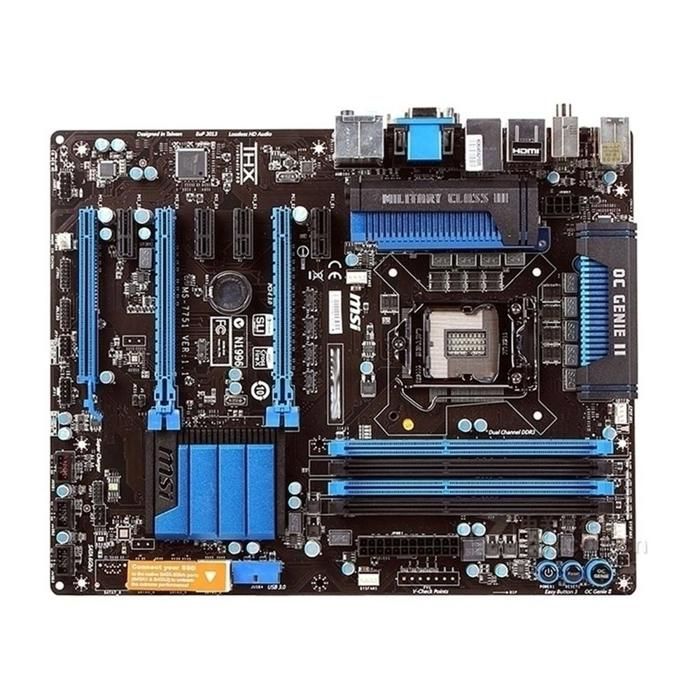 Carte mère MSI Z77A-GD55 Intel Z77 LGA 1155 4xDDR3 SDRAM 32 Go ATX - Msi