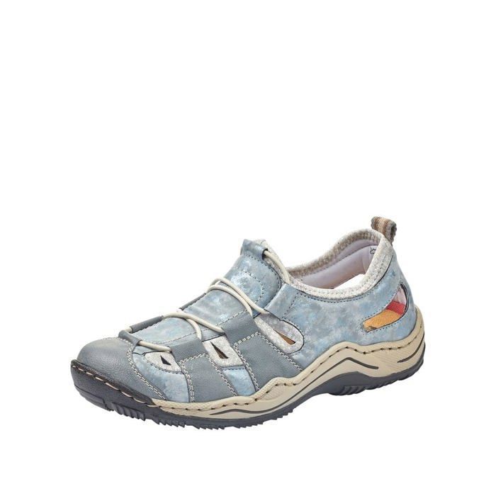 Rieker Basket Rieker - L056112 - Femme Baskets L0539 Dame Baskets BassesSemelle interieure Amovible