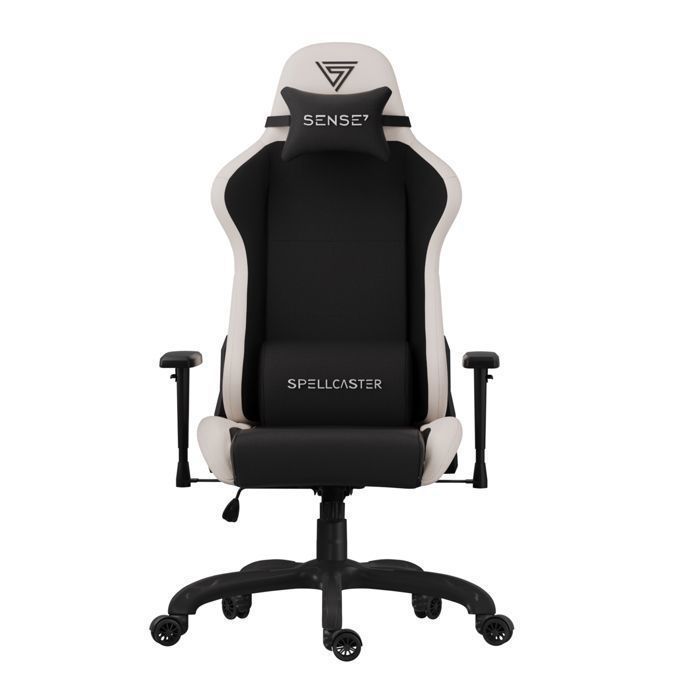 Chaise Gaming SENSE7 Spellcaster FUKU Cuir Éco & Alcantara Inclinaison 160° Accoudoirs 1D