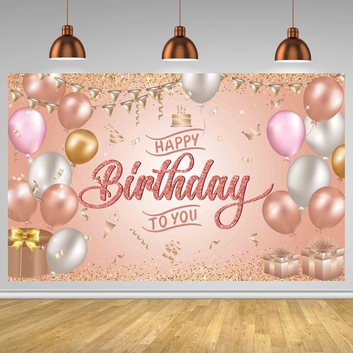 Bannière De Fête Thème Cookies Et Lait - 2 Pièces, Papier Résistant, Pour Anniversaire Ou Baby Shower - 9