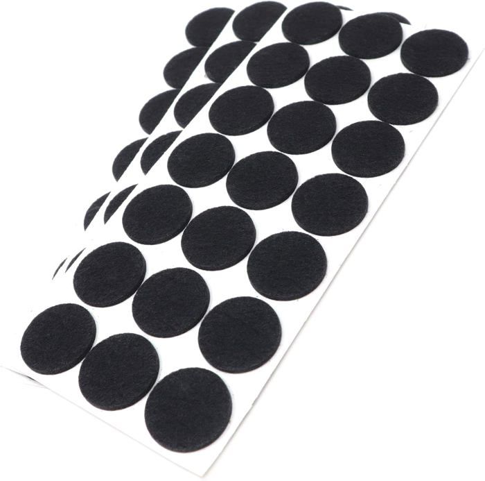 Acheter Adsamm® / 40 X Patins En Feutre/Noirs/ 50 Mm/Rond