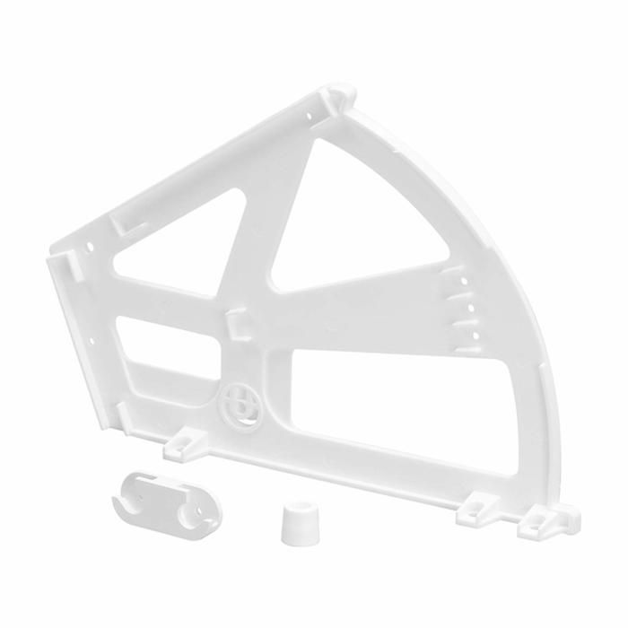 SOTECH Ferrure basculante blanc pur pour armoire à chaussures à 2 compartiments ferrure rotative étagère à chaussures SOTECH Ferrure basculante blanc pur pour armoire à chaussures à 2 compartiments ferrure rotative étagère à chaussures