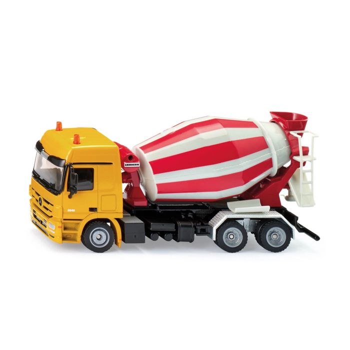 Camion MAN TGA Siku 1/50 Avec Remorque Et Pelleteuse - Convoi Exceptionnel Rouge - Neuf