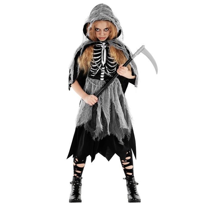 Deguisement Faucheuse Enfant, Costume De Faucheuse Pour , Ensemble