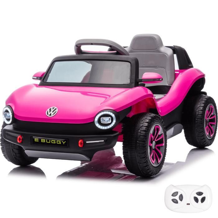 Voiture électrique enfant - R/C Licensed Volkswagen E Buggy Small - Rose - Batterie 12V 45Ah - 2x25W