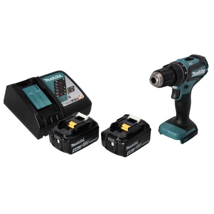 Makita DHP 485 RM Perceuse visseuse à percussion sans fil 18 V 50 Nm Brushless + 2x batterie 4 0 Ah + chargeur - vue 3