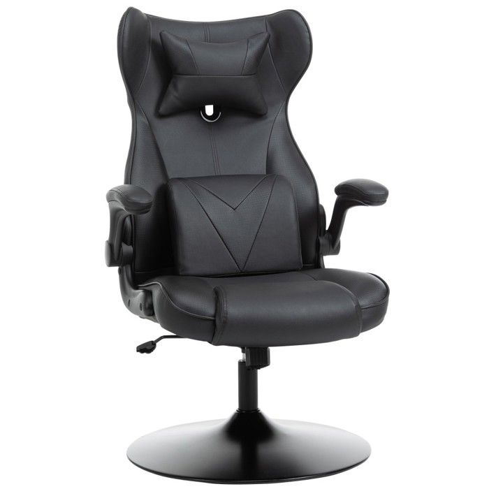Fauteuil De Bureau Chaise De Bureau Ergonomique Hauteur Réglable Pivotant 360° Accoudoirs