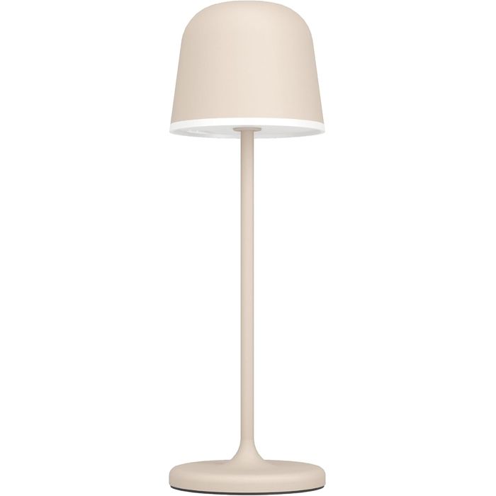 Lampe de table extérieure EGLO Mannera LED dimmable sans fil USB métal sable