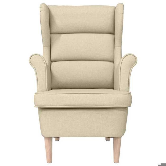 TOP 2026 Chaise Relax - 1 place Fauteuil - crème 74x84x100 cm tissu FF4913