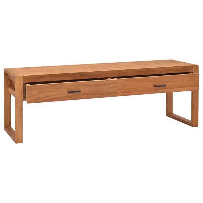 Décoratif - Armoire TV classique - Vidaxl - TABLE TV/BANC TV - 140x40x45 cm - bois de teck227198