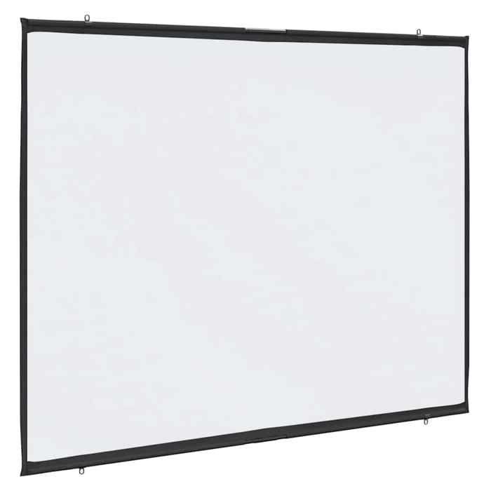 Écran de projection mural 100 pouces 4:3 - vidaXL - Blanc mat - 208 x 160 cm pod14h6794
