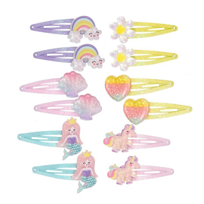 Barettes Cheveux Fille 12 Pièces Barrettes Petite Barrette PINCE