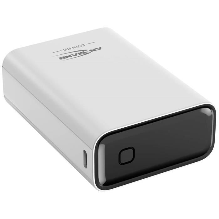 Batterie externe - ANSMANN - 20000 mAh - Power Delivery 3.0 - Quick Charge 2.0 - Noir