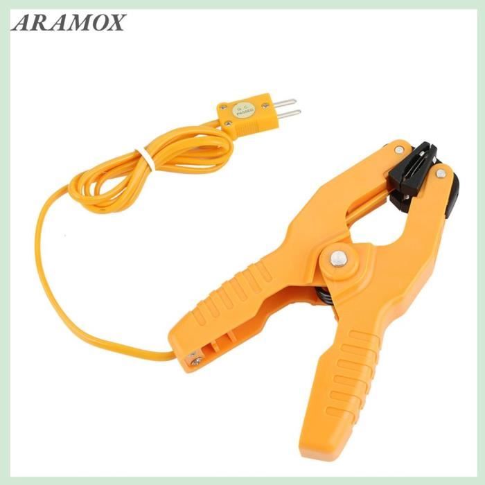 Pince De Thermocouple HT-05 Type K - Pour Tuyaux De 1 à 3/8 Pouces - Température -40°C à 200°C - Cordon 100 Cm
