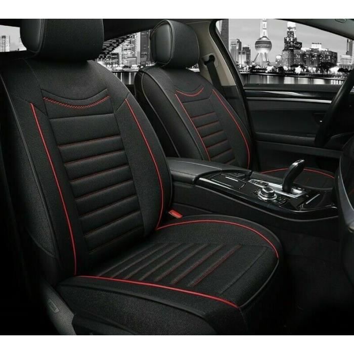 Dacia Housses de Siège Auto Avant 1+1 En Tissu Respirant Noir