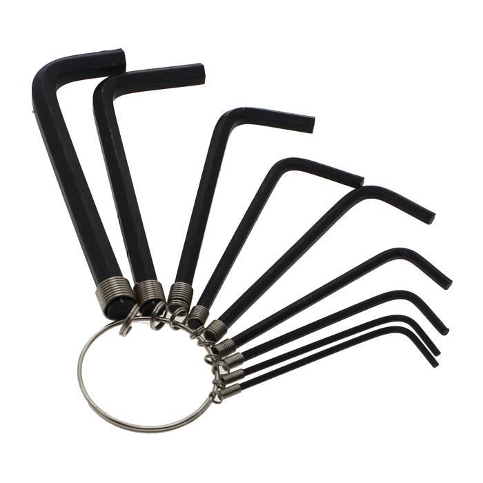 Lot De 2 Clés Hexagonales Vélo 10 En 1 – Clé En Forme D'Os 6-15 Mm, Longueur 92,3 Mm, Argent Métallisé