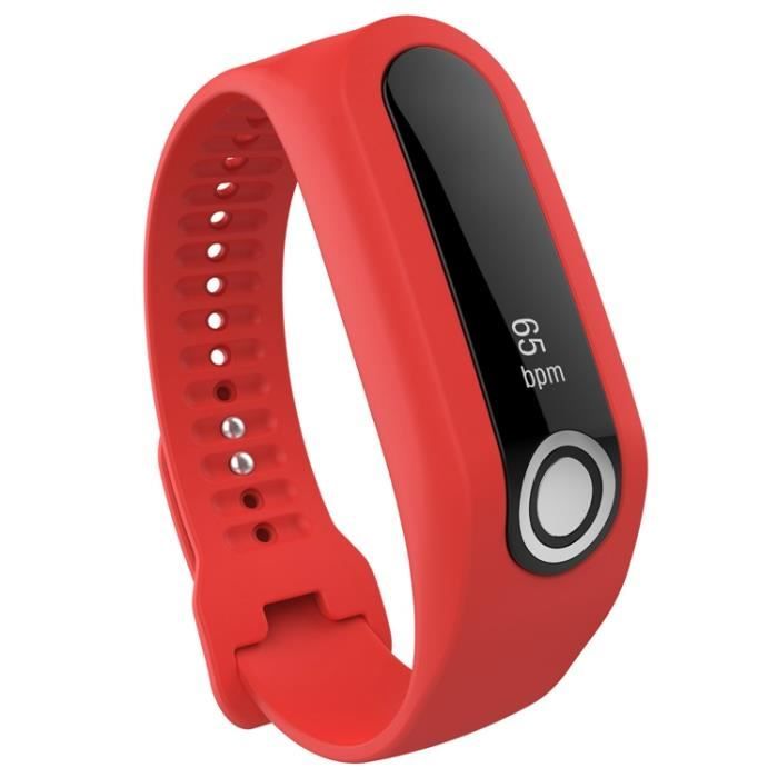 Rouge Bande de bracelet de montre de remplacement de silicone Pour