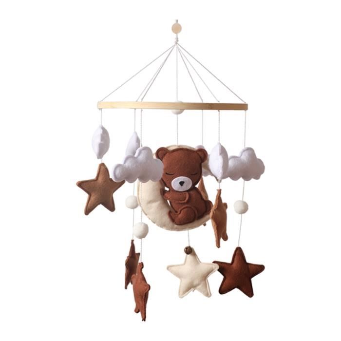 Mobile en Bois pour Bébé | Formes Apaisantes Naturelles main image 0