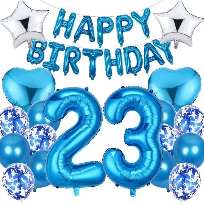 Carte D'anniversaire 58 Ans Pour Homme - Ballon De Fête Bleu à