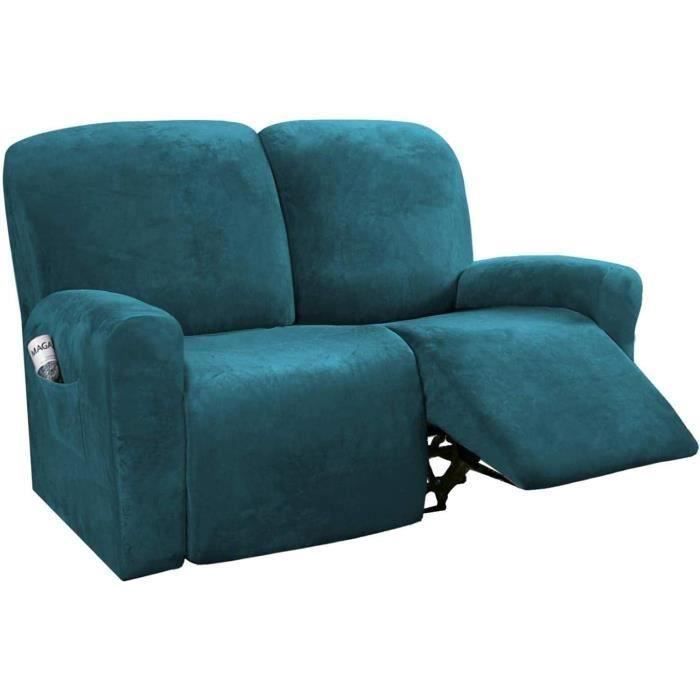 Housse de canapé inclinable et relaxante extensible 2 places, housse de canapé inclinable universelle avec poches, housse de chaise lavable 6 pièces, housses de canapé de massage électrique(A5 Housse de canapé inclinable et relaxante extensible 2 places, housse de canapé inclinable universelle avec poches, housse de chaise lavable 6 pièces, housses de canapé de massage électrique(A5